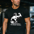 Arnold Come With Me If You Want To Lift T-Shirt - Funny Gym Fitness Unisex Gift
