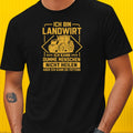 Men's Farmer Farmer Slogan Motif Cotton T-Shirt Size S to 5XL