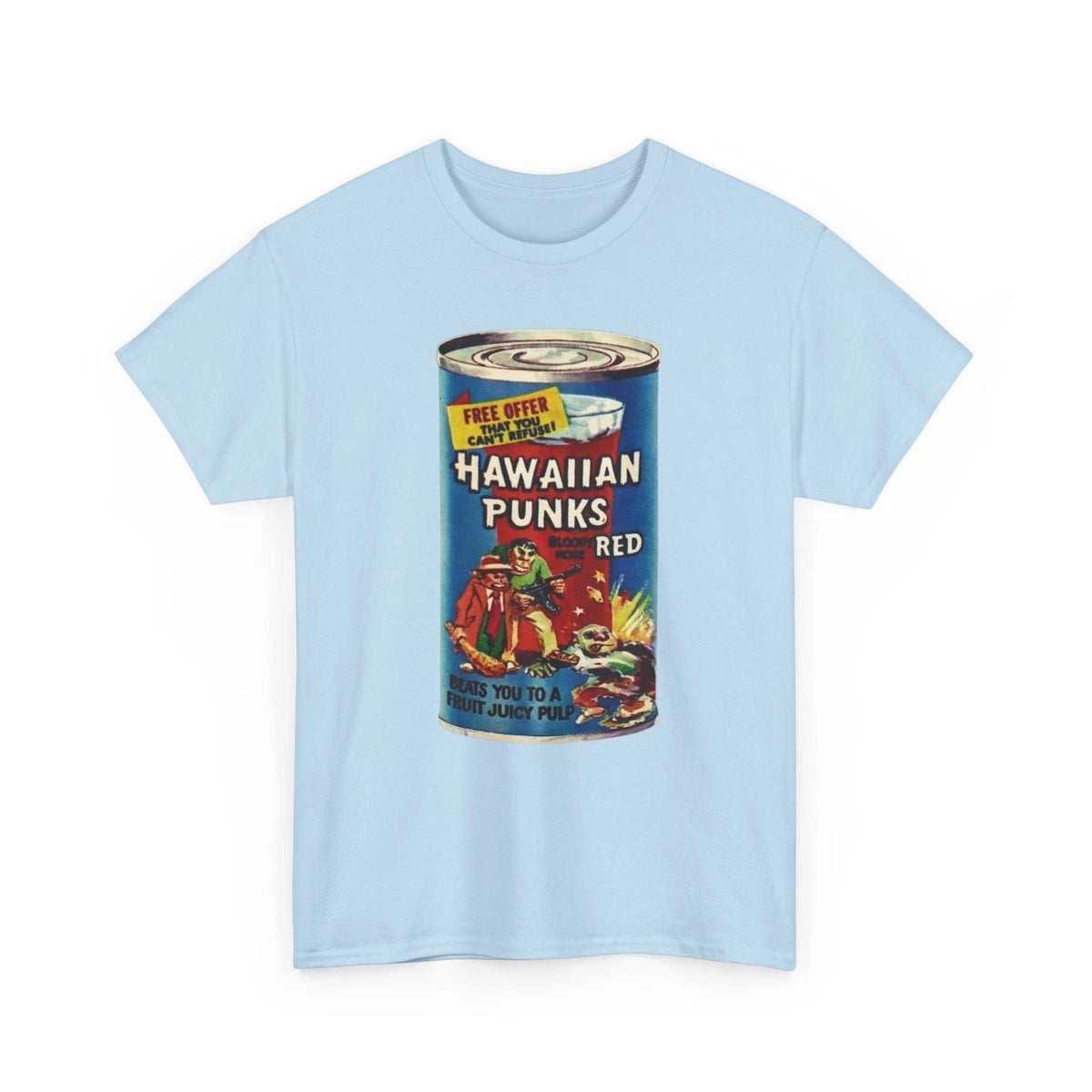 Wacky Packages Hawaiian Punks Can T-Shirt Funny Hawaiian Punch Parody