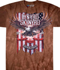 LYNYRD SKYNYRD-SUPPORT SOUTHERN ROCK-TIE DYE T-SHIRT M-L-XL-XXL  Zant