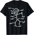 Ow Ow Ow Funny Scream Character Graphic Tee Unisex T-Shirt