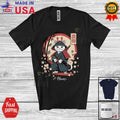 Custom Name Japanese Cat Tattoo; Lovely Kawaii Cat Japanese Martial Arts T-Shirt