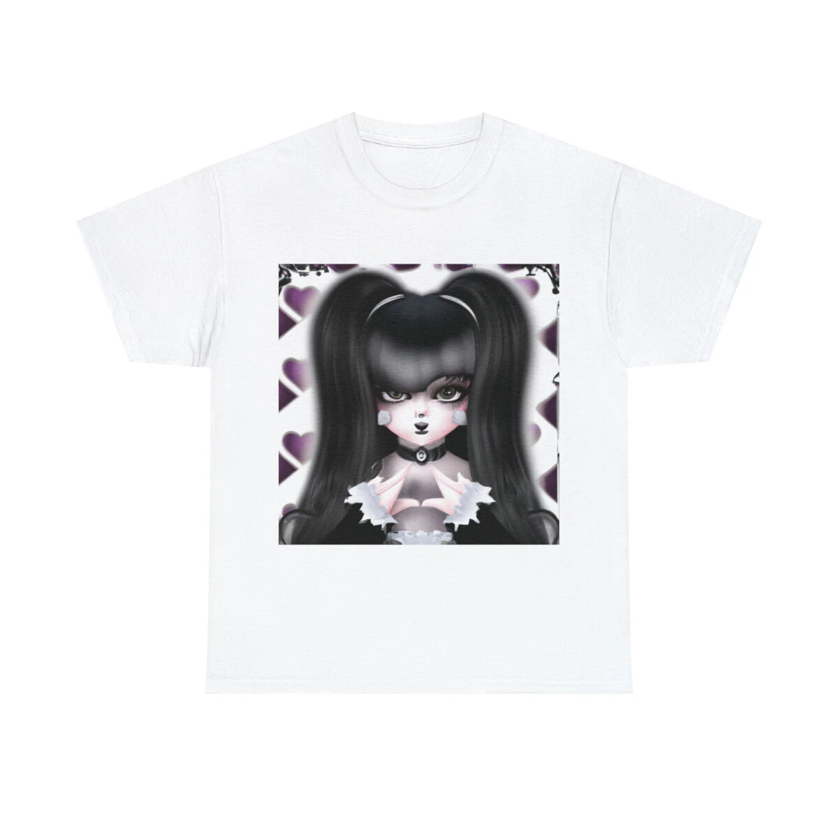 Pastel Goth T-Shirt Adult Kawaii Punk Lolita Gothic Graphic Harajuku Victorian
