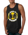 Keep It Weird Alien Men Tank Top