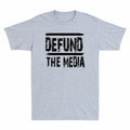Men's Defund News Top Vintage Fake Sarcasm Quotes Media The Retro T-Shirt Funny