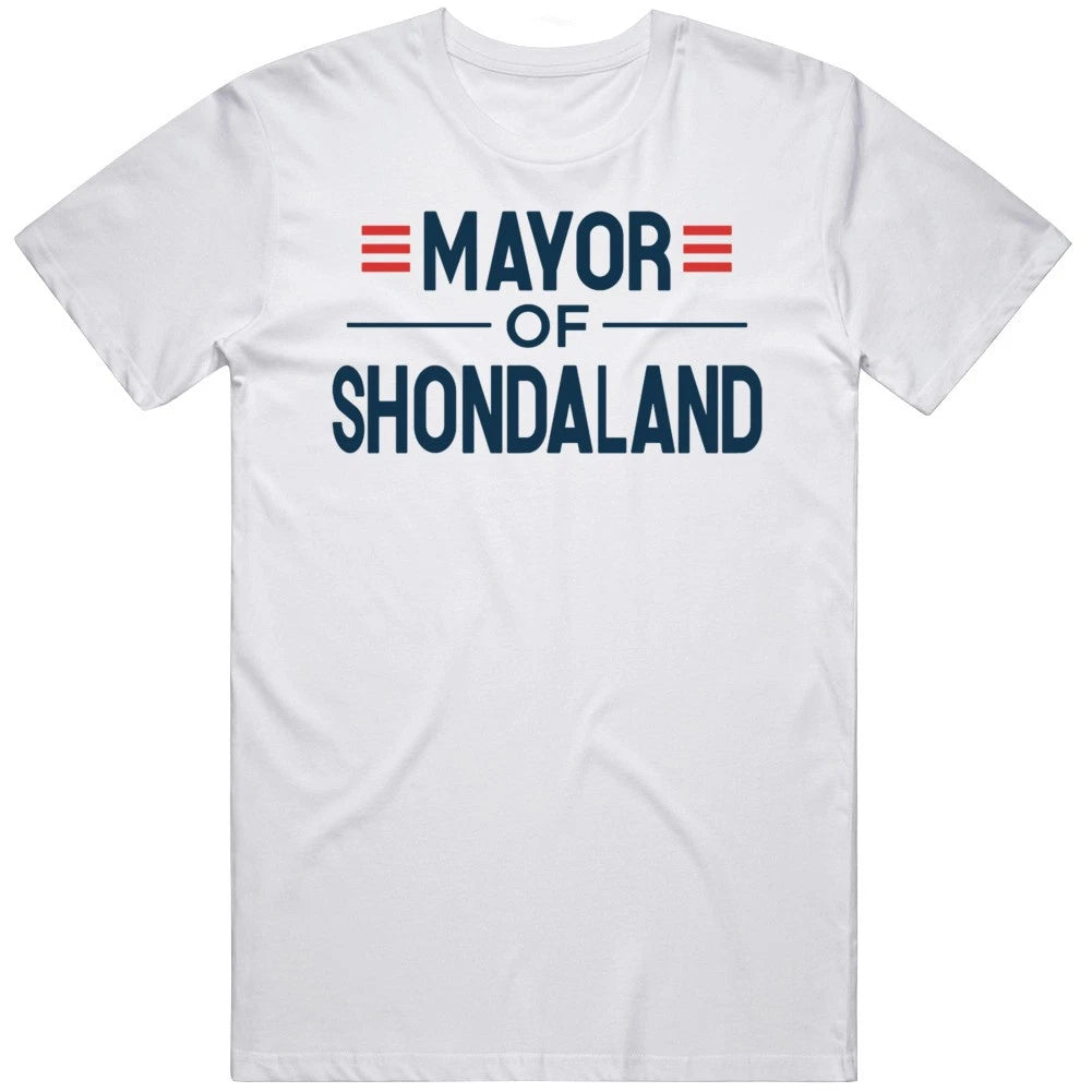 Mayor Of Shondaland Solar Opposites Funny Meme Gag Fan  T Shirt