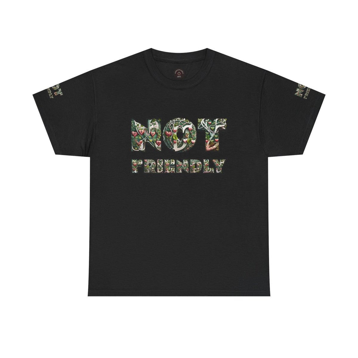Not Friendly Unisex Tee, Funny Graphic Shirt, Sarcastic Top, Humorous Cotton