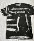 Never Surrender - Seven Souls Pop Art Short Sleeve Men's Shirt Size Large Cotton