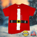 Funny Christmas Santa Suit T-Shirt Tee MENS MED Red Holiday Party Costume NWT