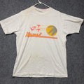 Kawaii T-shirt Adult Size Large White Short Sleeve Graphic Print Mens 90s