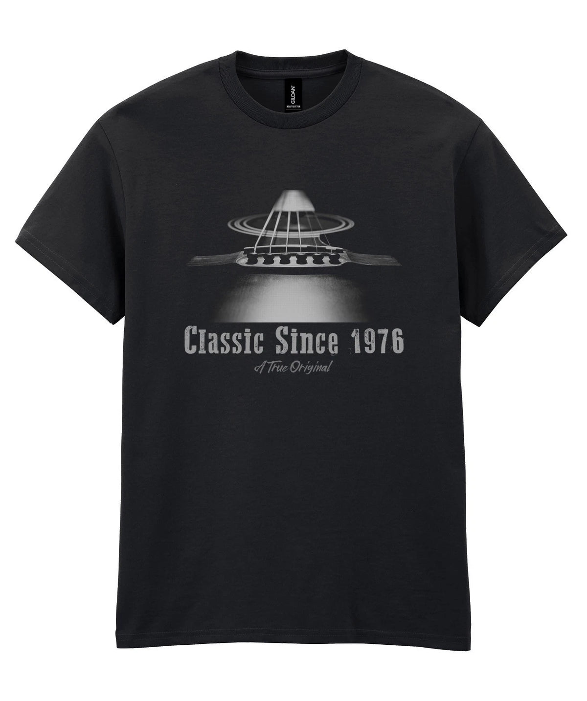 Mens 50th Birthday Guitar T-Shirt Gift 50 Acoustic Guitarist Classic Since 1976