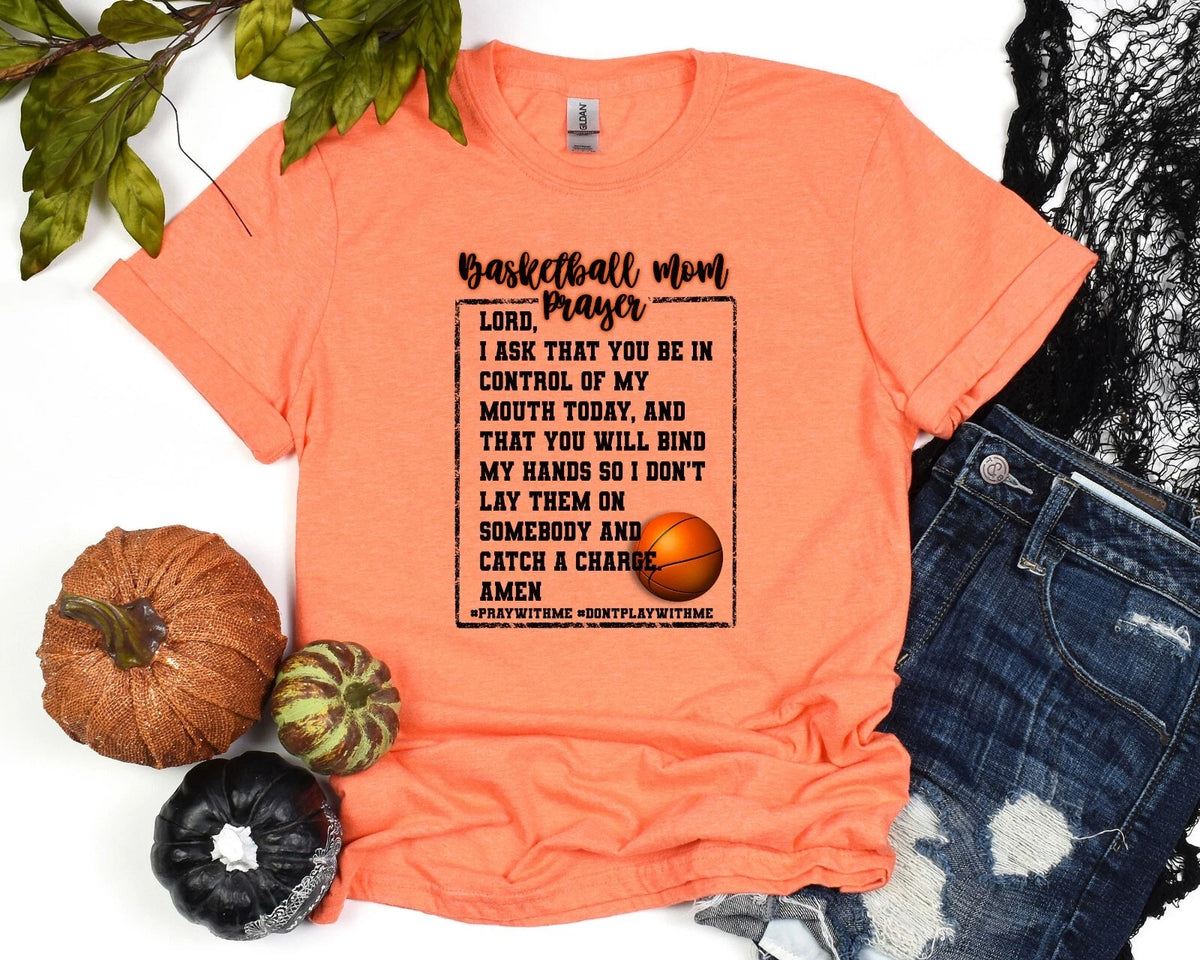 Basketball Mom Shirt Suppoter Mother Tee Game Day Shirt Mothers Day Gift Shirt