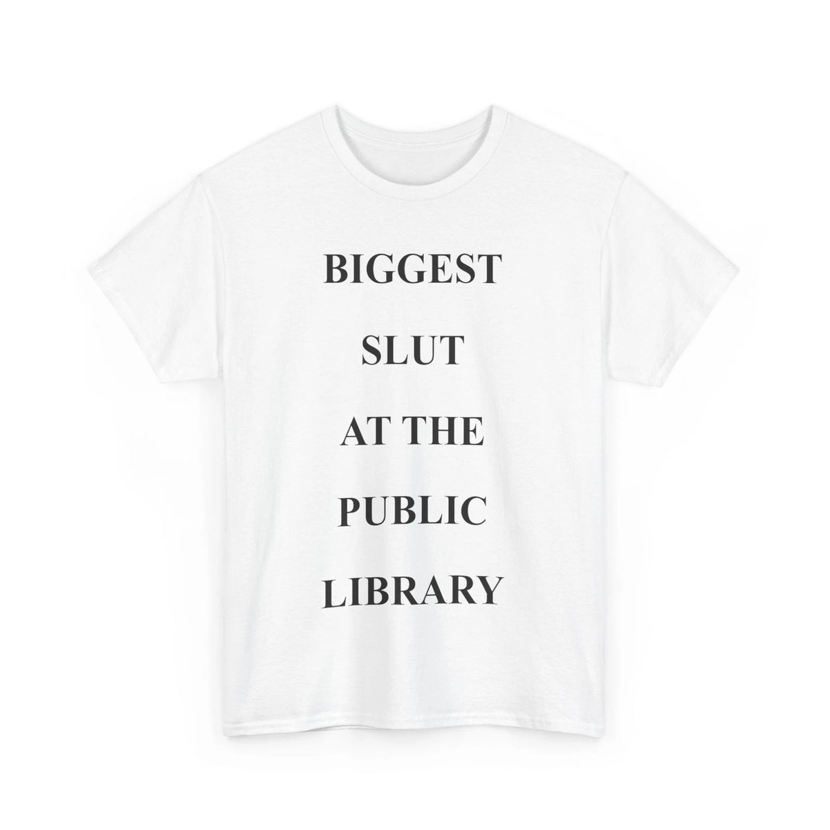 Biggest Slut's At The Public Library Funny Quote Women Men T-shirt