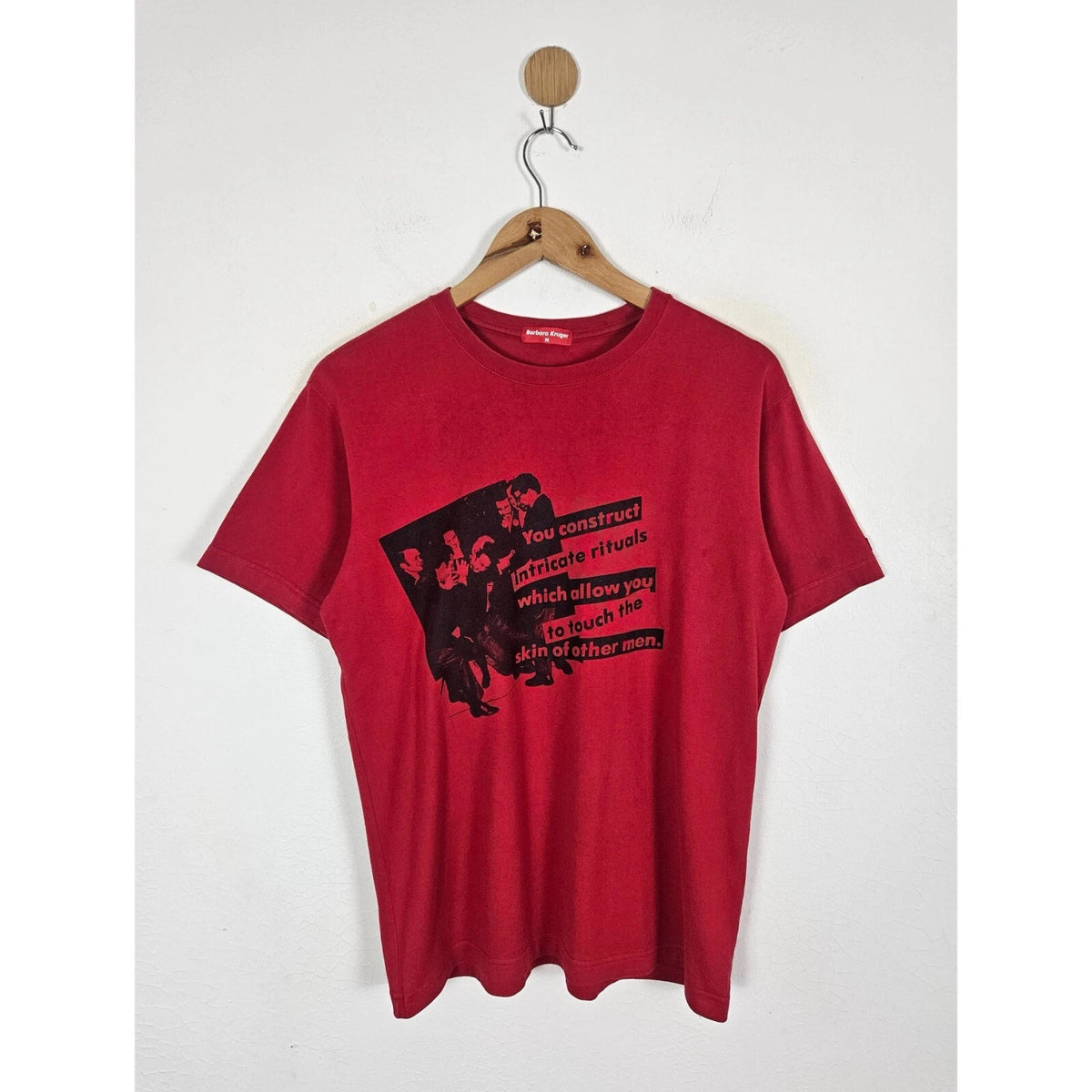 Barbara Kruger Construct rituals pop art shirt