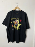 Y2K How To Be Robert Pattinson T-Shirt Adult XL Black Short Sleeve Graphic NOS