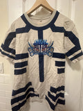 NOBLE XIN Upper Three Akaza Striped Tee Navy Blue