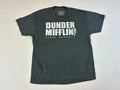The Office Dunder Mifflin T-Shirt Men's XL Charcoal Grey Graphic Short Sleeve