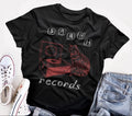 Sarah Records T shirt screen print short sleeve black