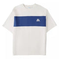 ALDI GEAR Shirt Unisex M L XL XXL Off-White Blue Colorblock Crew Neck Men Women