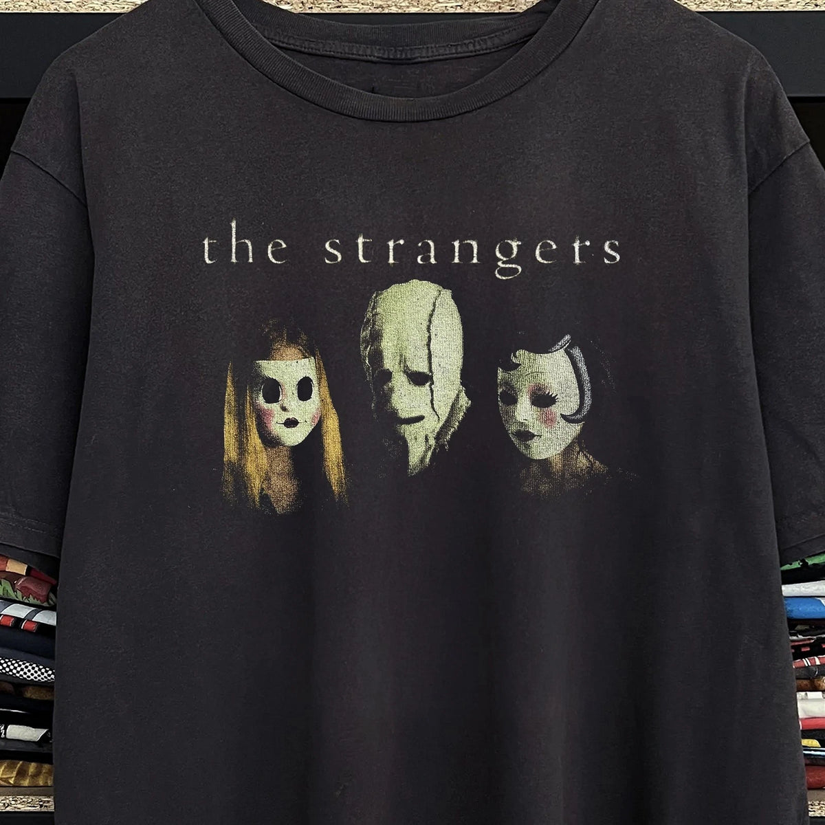 Y2K The Strangers Classic Black T-Shirt L