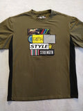 BKYS T-Shirt Adult 2XL pop word art embroidered patch faith style strength shirt