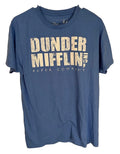 Dunder Mifflin The Office Medium Blue Short Sleeve T Shirt