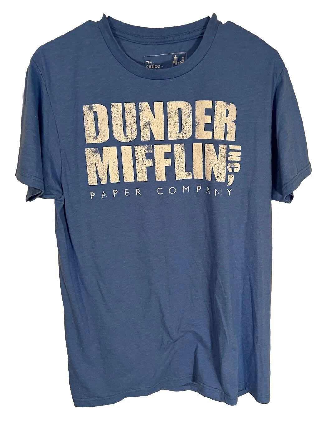 Dunder Mifflin The Office Medium Blue Short Sleeve T Shirt