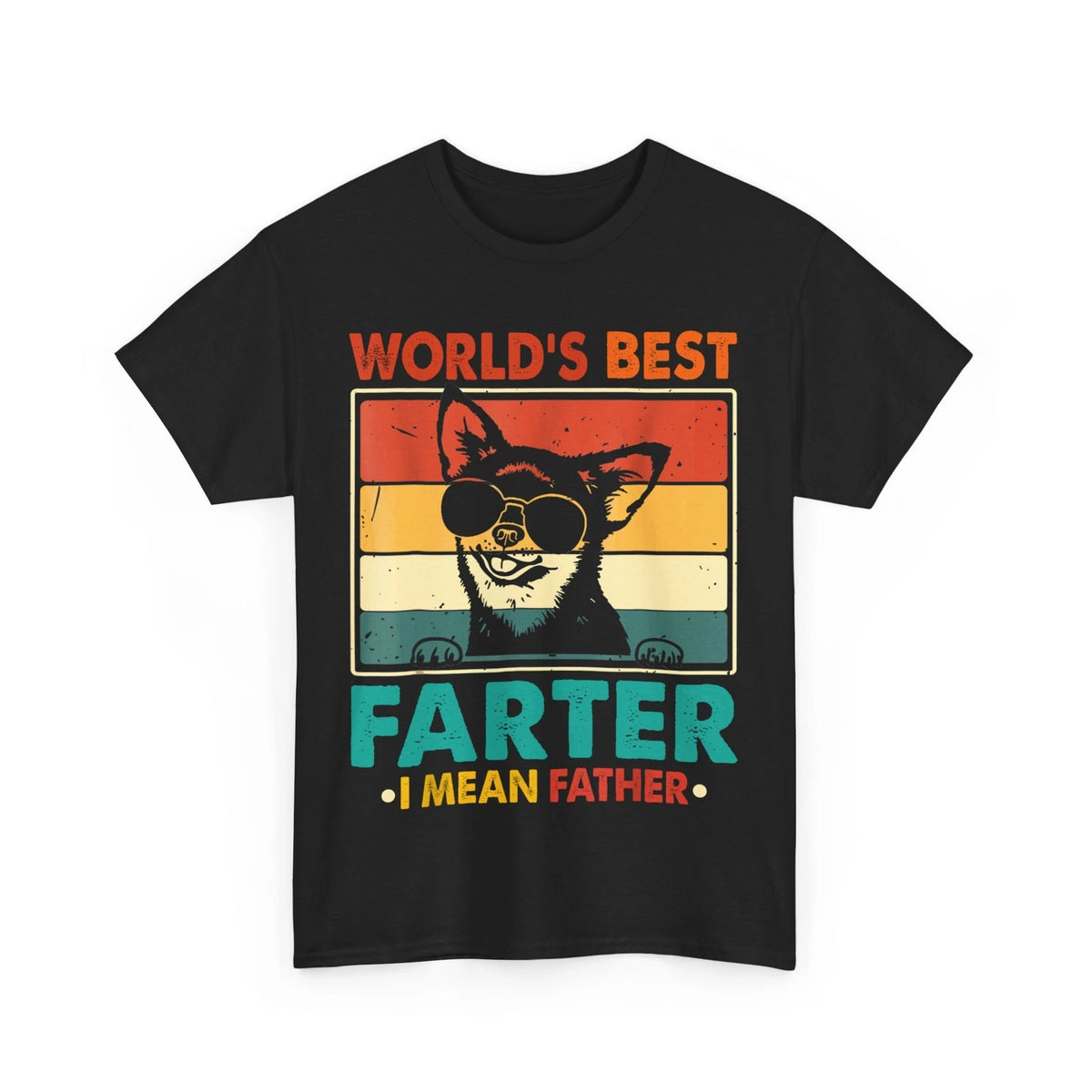 Dad Funny Shirt, World's Best Farter I Mean Father Father's Day Shirt