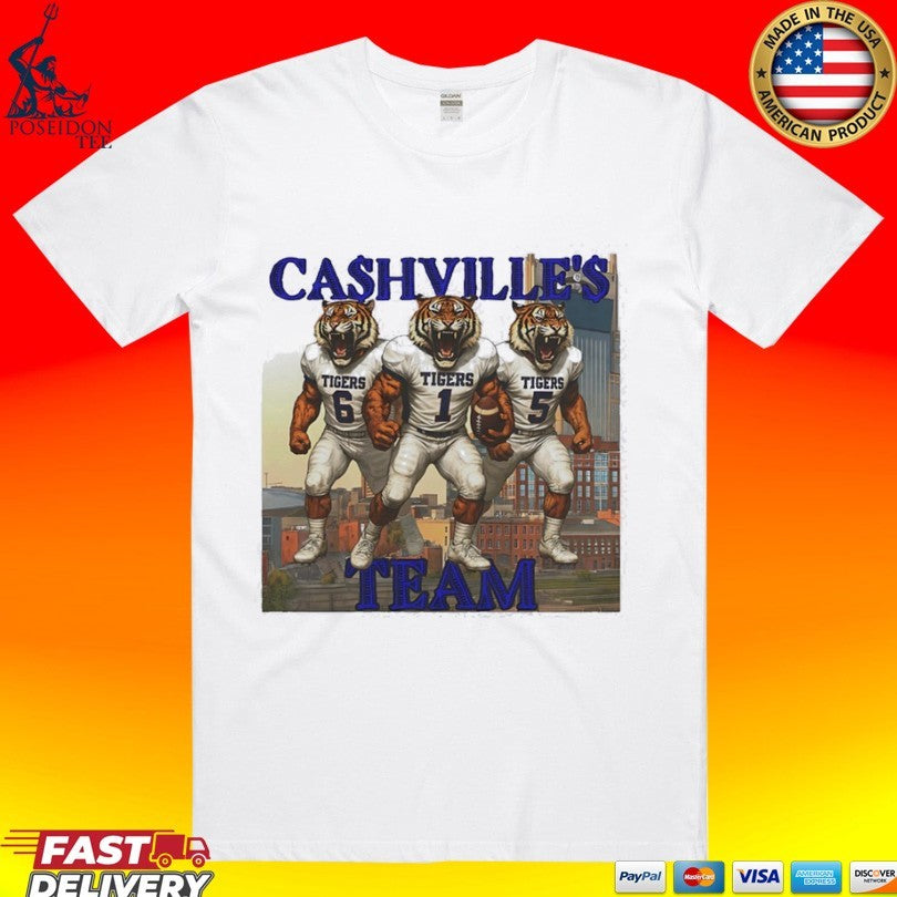 Tennessee State Tigers Cashvilles Team T-shirt