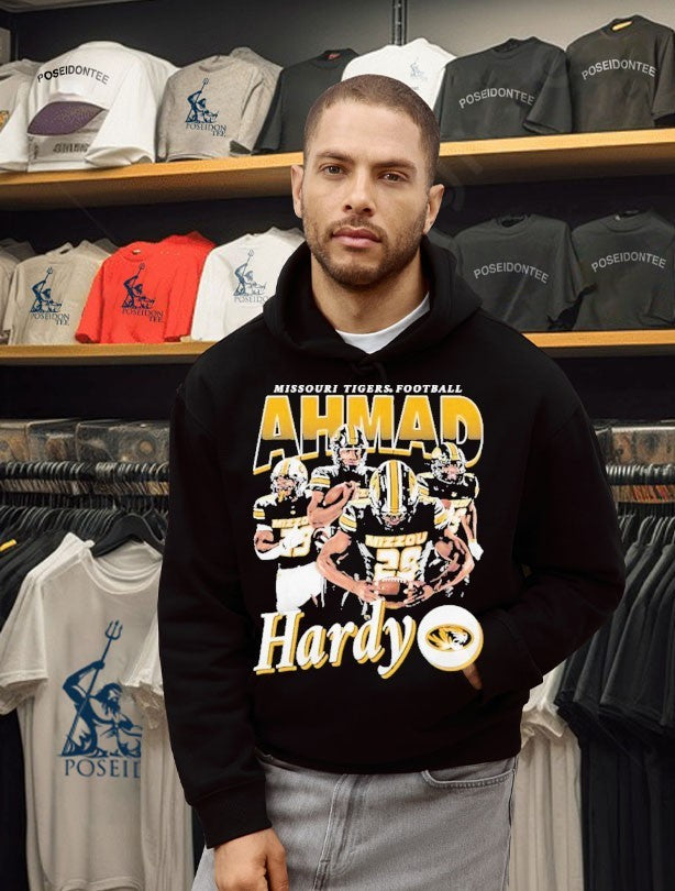 Ahmad Hardy Illustrated Missouri Tigers Football 2026 T-shirt