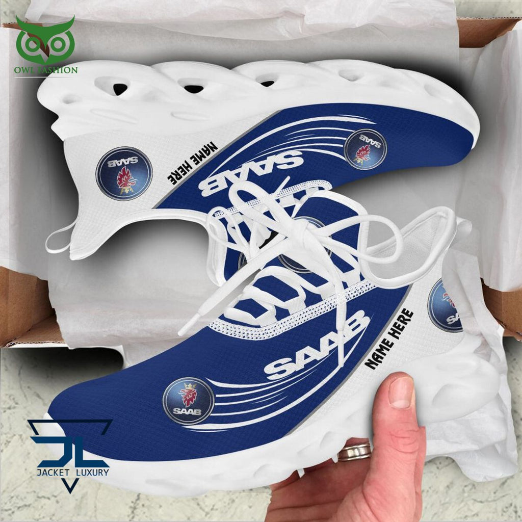 Saab Automobile Car Brand Personalized Max Soul Sneakers