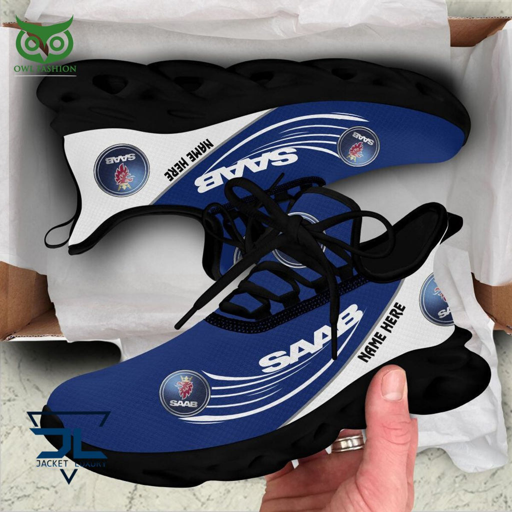 Saab Automobile Car Brand Personalized Max Soul Sneakers