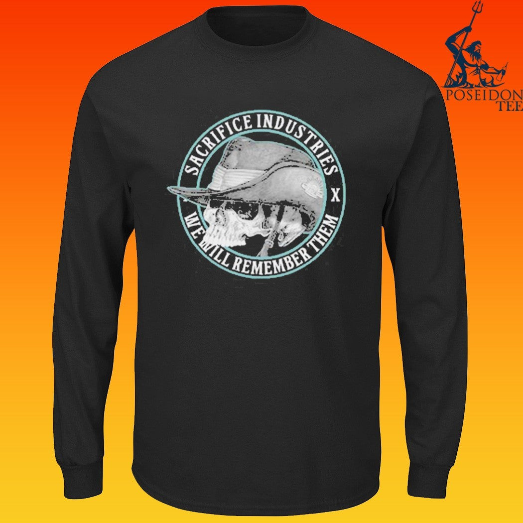 Sacrifice Industries X We Will Remember Them Skull T-shirt