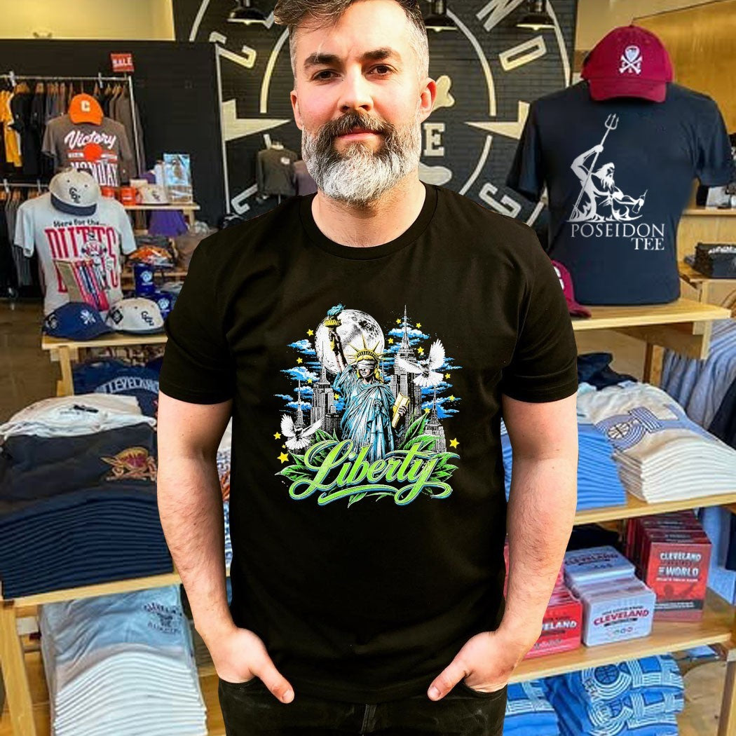 Sadstonie Liberty Statue Nyc T-shirt