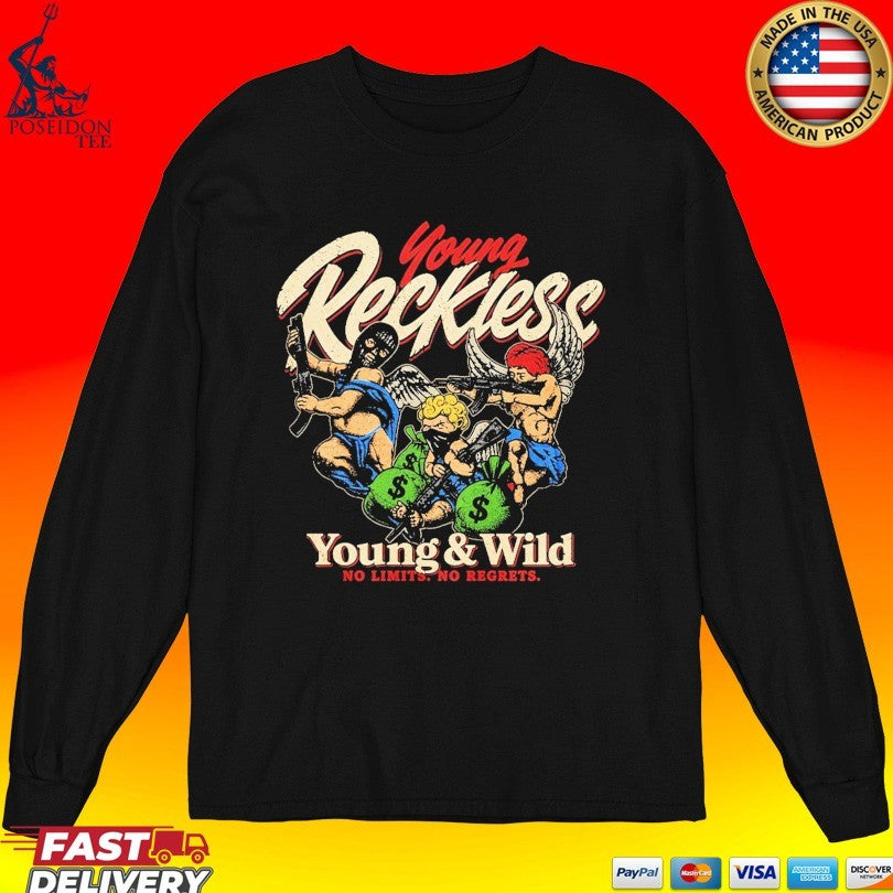Sadstonie Young Reckless Cherub T-shirt