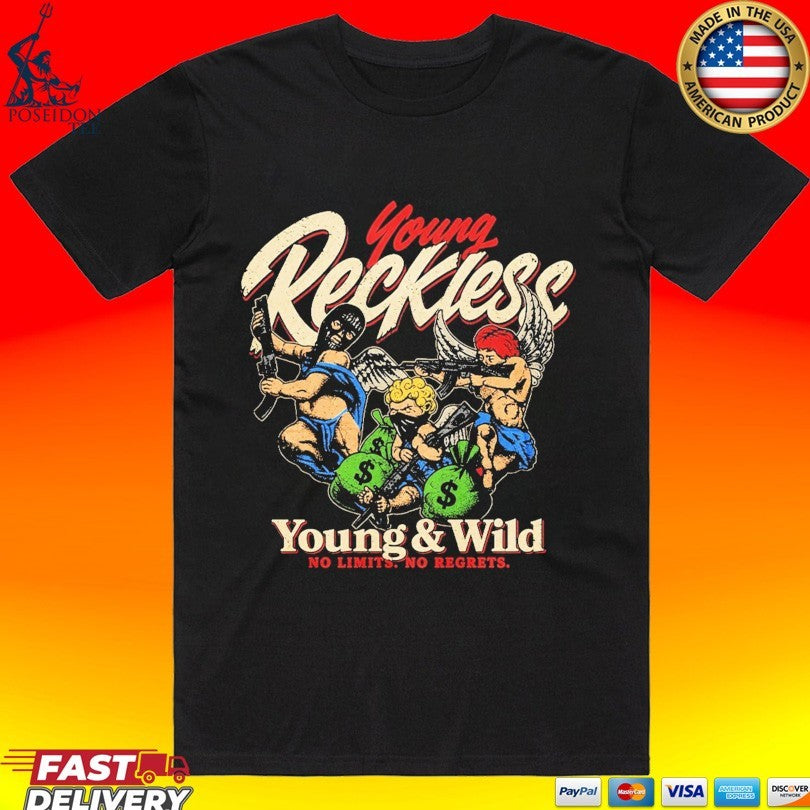Sadstonie Young Reckless Cherub T-shirt