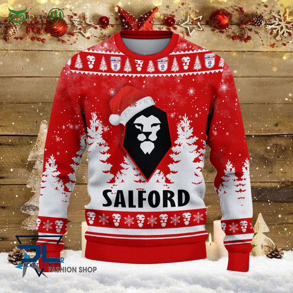 Salford City EFL English Football League Champions Ugly Sweater