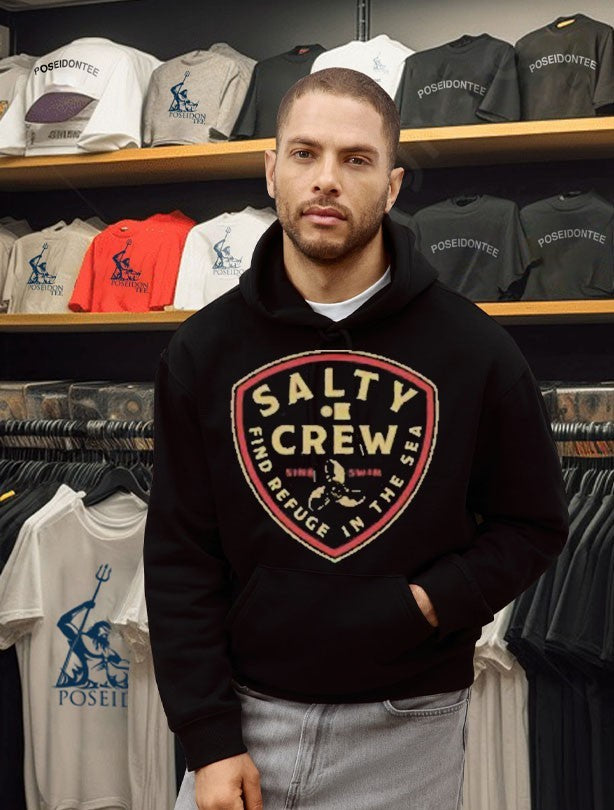 Salty Crew Find Refuge In The Sea Rotor T-shirt