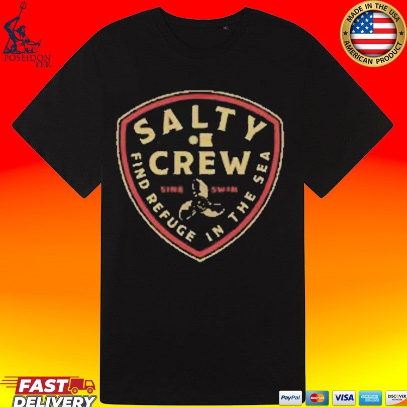 Salty Crew Find Refuge In The Sea Rotor T-shirt