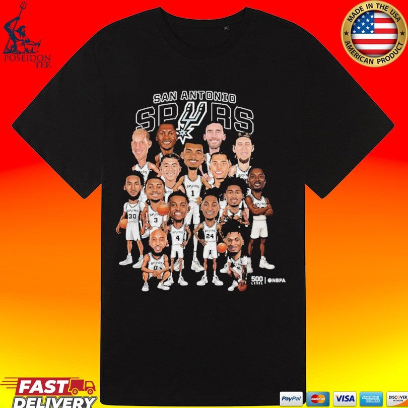 San Antonio Spurs 2026 Playoffs Caricature 2026 T-shirt