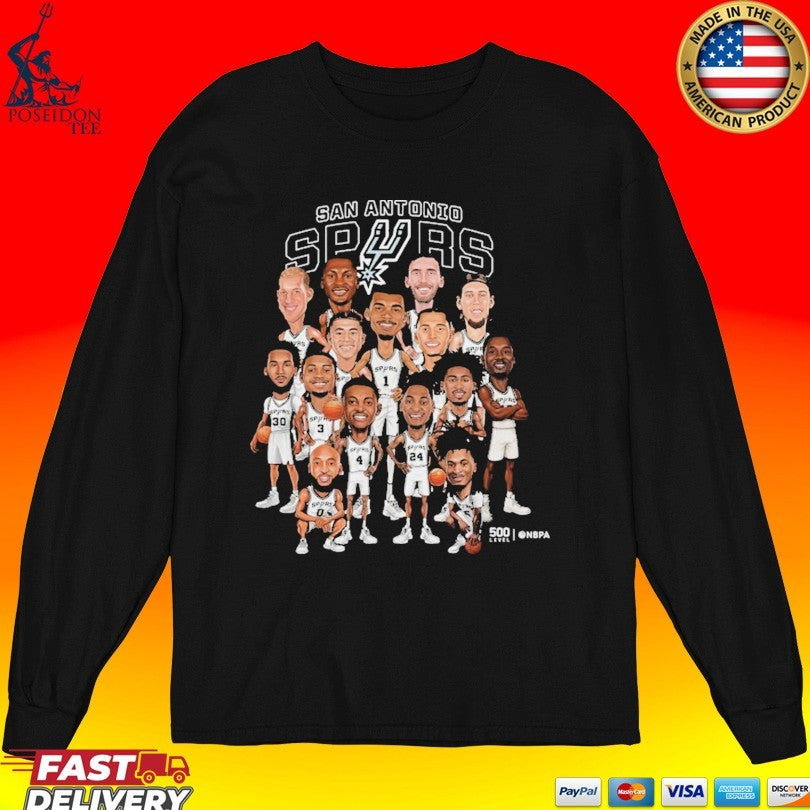 San Antonio Spurs 2026 Playoffs Caricature 2026 T-shirt