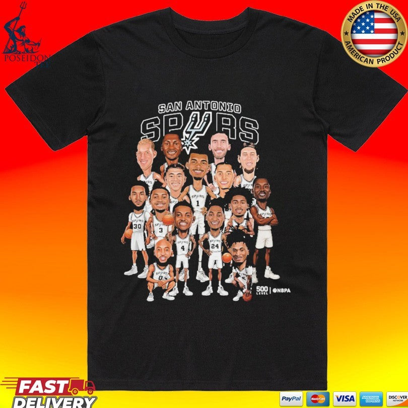 San Antonio Spurs 2026 Playoffs Caricature 2026 T-shirt
