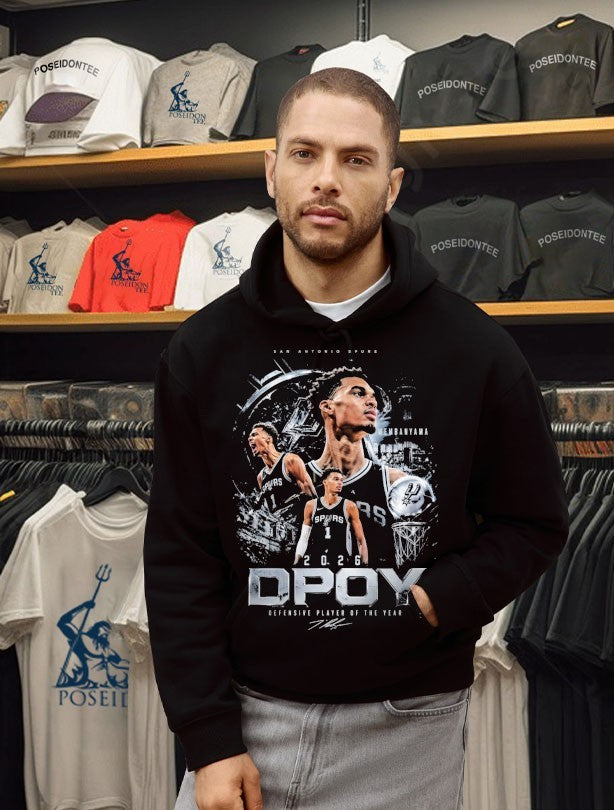 San Antonio Spurs Dpoy Defensive Player Of The Year 2026 T-shirt