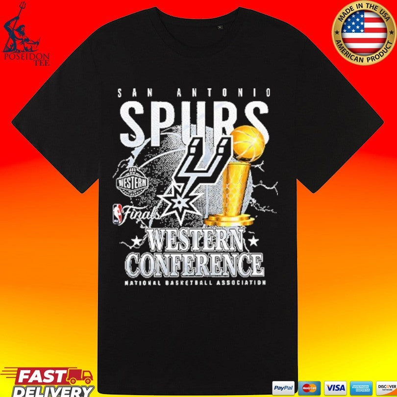 San Antonio Spurs Western Conference Finals National Basketball T-shirt