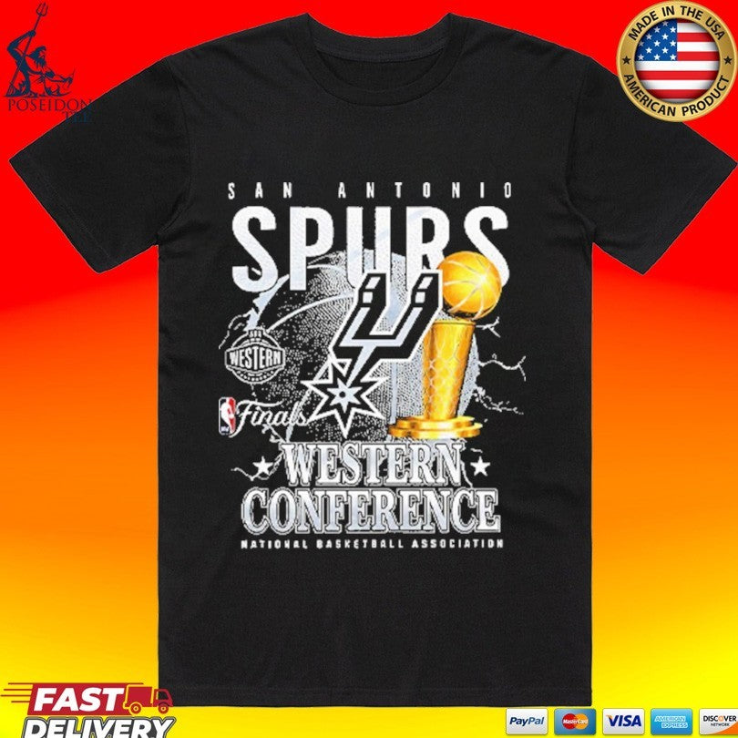 San Antonio Spurs Western Conference Finals National Basketball T-shirt