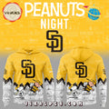 San Diego Padres 75th Anniversary of Peanuts Yellow Hoodie