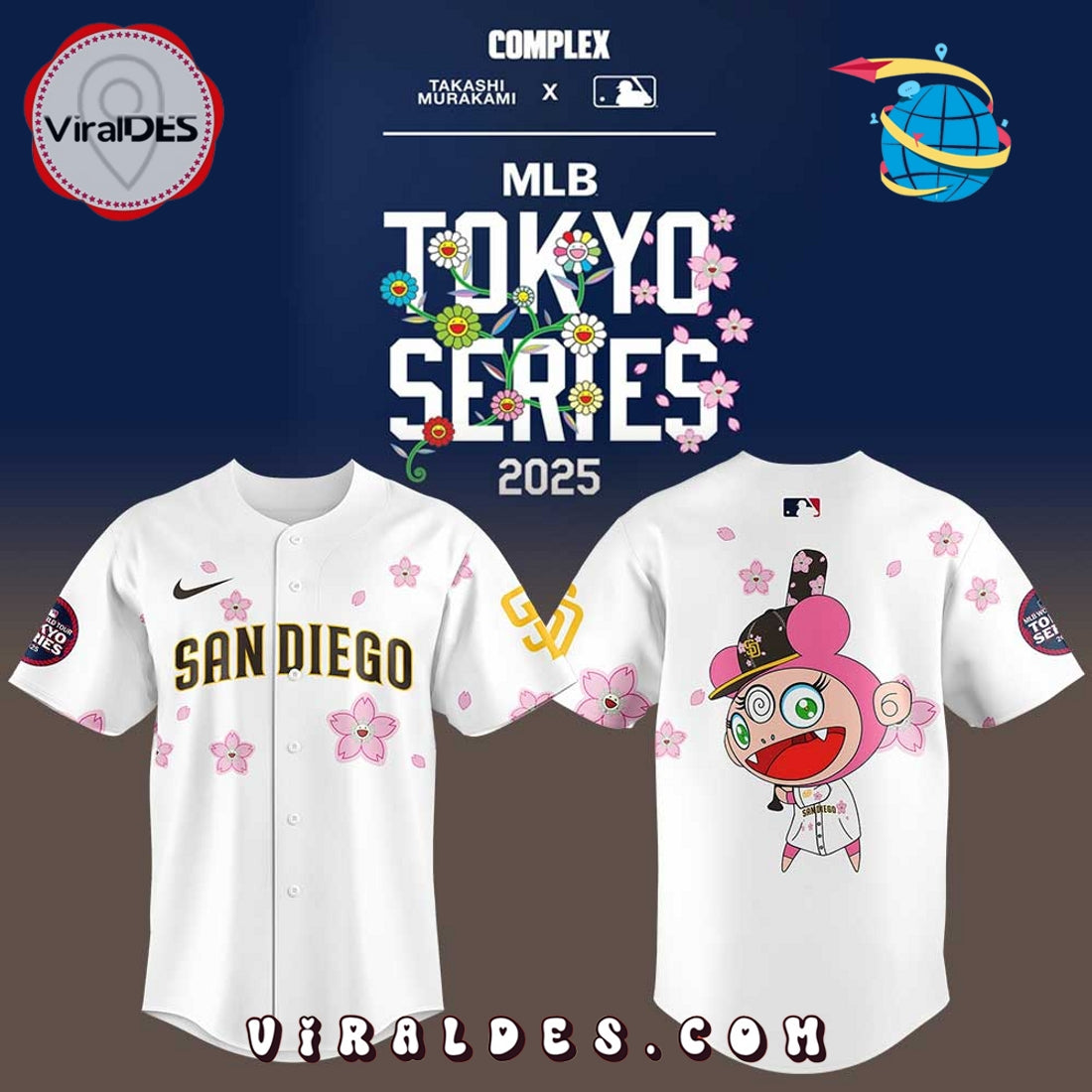 San Diego Padres Takashi Murakami x Tokyo Series Baseball Jersey