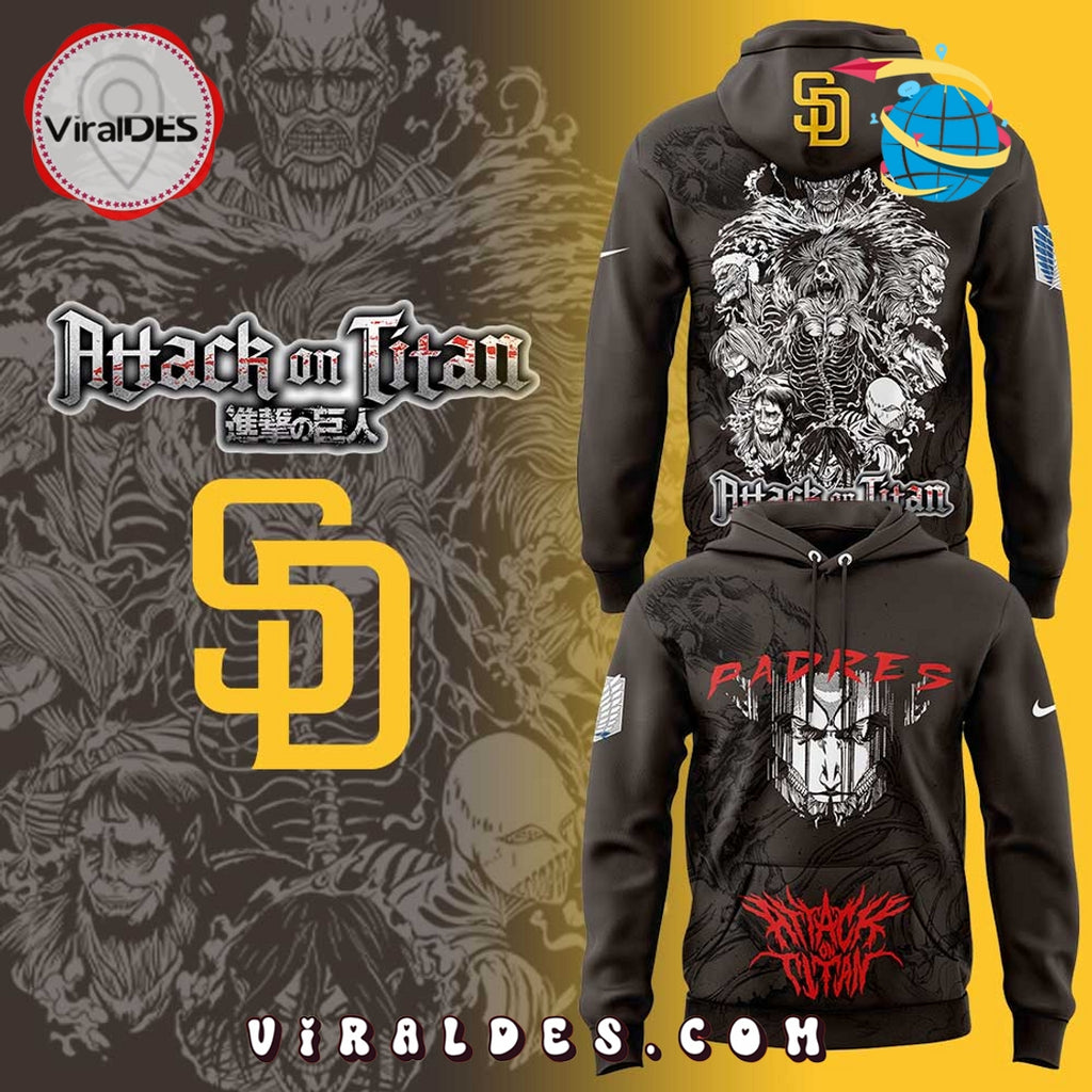 San Diego Padres x Attack on Titan Hoodie