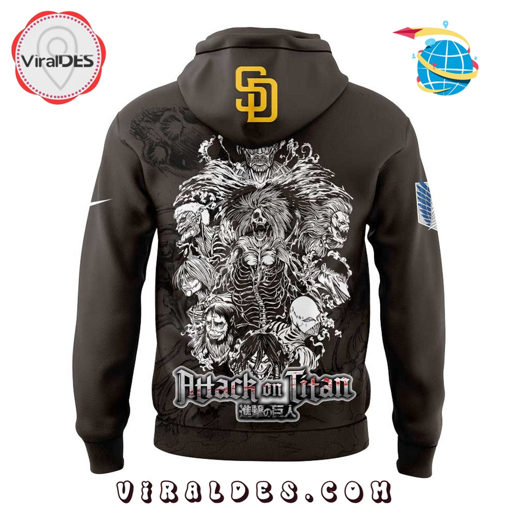 San Diego Padres x Attack on Titan Hoodie