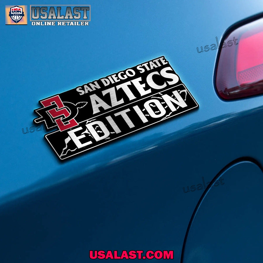 San Diego State Aztecs 3D Car Badge Custom Car Sticker